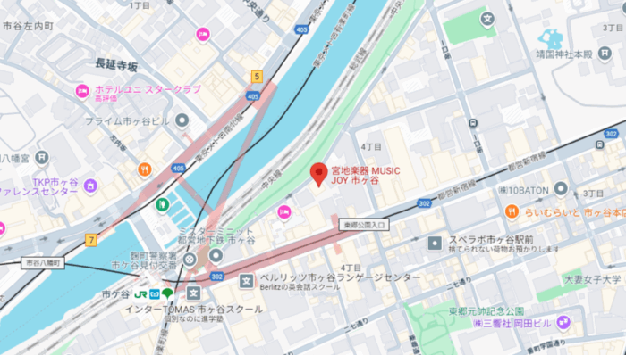宮地楽器 市ヶ谷音楽教室の口コミは？評判・特徴を徹底調査！