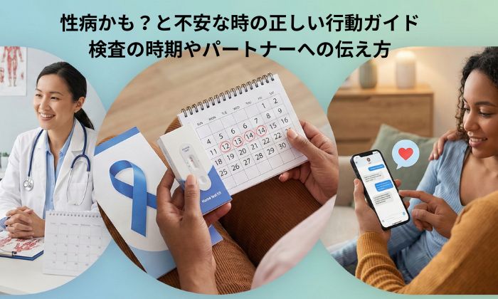 性病かも？と不安な時の正しい行動ガイド｜検査の時期やパートナーへの伝え方