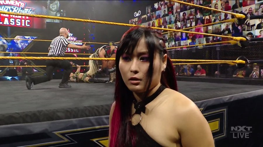 王者 紫雷イオが因縁のメルセデスを襲撃ko Wwe Nxt Tokyo Headline