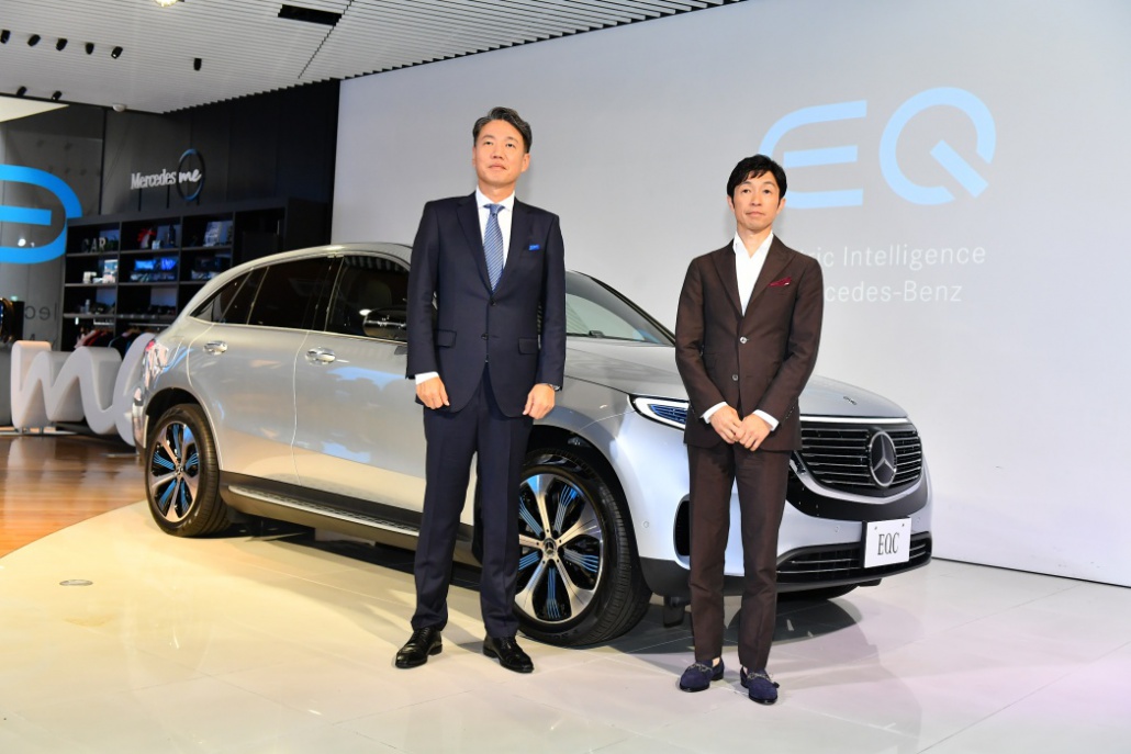 武豊 馬もこれくらい走ってくれたら 笑 メルセデス ベンツの電気自動車 Eqc 発表会に登壇 Tokyo Headline 武豊 馬もこれくらい走ってくれたら 笑 メルセデス ベンツの電気自動車 Eqc 発表会に登壇 Tokyo Headline